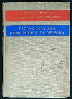 Dizionario dei nomi propri - , di
