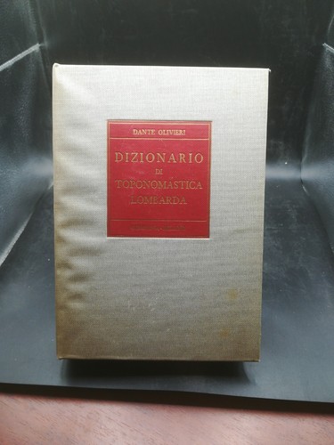 Dizionario toponomastica - di,