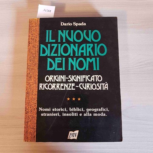 Nuovo dizionario dei - dei, nomi