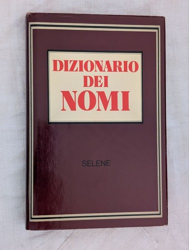Dizionario dei nomi - dizionario,