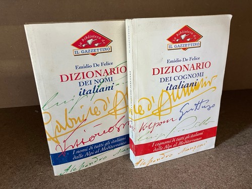Dizionario dei nomi de - dei, e