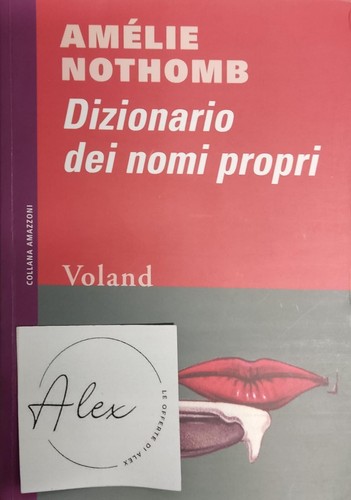 Dizionario dei nomi propri - dizionario,