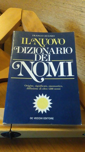 Nuovo dizionario dei nomi - dizionario,