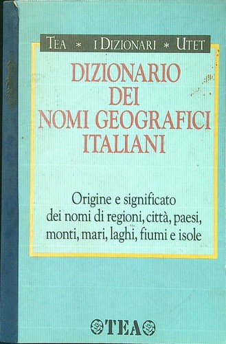 Dizionario dei nomi geografici - dei,