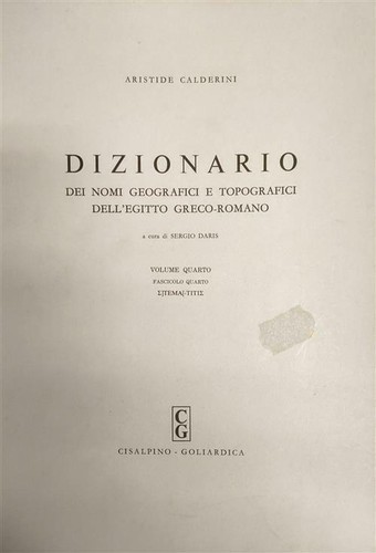 Dizionario dei nomi geografici - nomi,