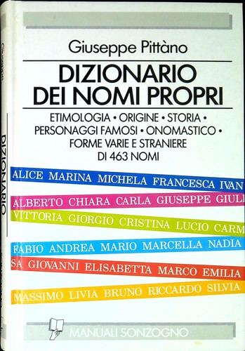 Dizionario dei nomi propri - ,