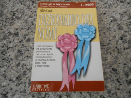 Valter curzi dizionario dei - -,